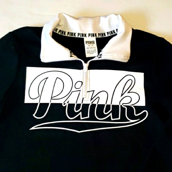 🔥FINAL PRICE🔥VS PINK Collared Sweatshirt - Picture 2 of 4